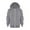 #004-Gray, variant on XDDLITP Unisex Youth Full Zipper Hoodie Jacket Solid Color Zipper Hoodie Top Long Sleeve Youth Pullover Sweater for Boys Girls Boys' 2024 Winter Coat with Pocket,Black 120