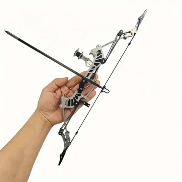 Chumajor Compound Bow Set, Compact Archery Bow for Youth and Beginner, 16.4'' Draw Length, 16lbs Draw Weight, RH/ LH Compatible, Durable Archery Bows for Recreational Shooting