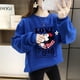 thumbnail image 1 of Disney-Sudadera con capucha de Mickey y Minnie Mouse para niñas, camisas gruesas de cuello redondo, manga larga Y2K, novedad de 2023, 1 of 4