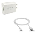 thumbnail image 1 of 18W Quick Home Charger w MicroUSB 10ft USB Cable W9R for Motorola Droid Ultra Turbo, Moto G5S Plus, RAZR MAXX HD, G5 PLUS (XT1687), M, X 2 (2nd Gen), G4 Plus, E5 Plus E4 PLUS G6 Play E LTE, 1 of 5