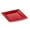 Red 6.5", variant on Smarty Had A Party Disposable Plastic Dessert Plates, 6.5" Heavy Duty Square Blue Salad Plates for Appetizers, Cakes, and Events, Bulk Supplies for All Occasions (120 Count)