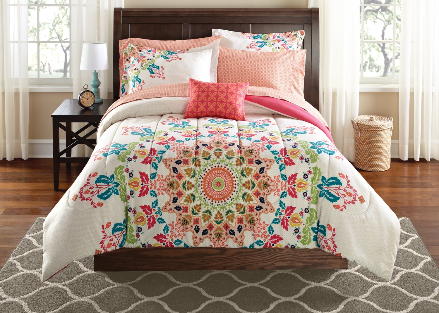 queen bed sheets and comforter set