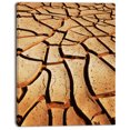 thumbnail image 2 of Cracked Brown Drought Land - African Landscape Canvas Art Print, 2 of 3