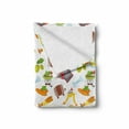 thumbnail image 2 of Bavarian Soft Flannel Fleece Throw Blanket, Cartoon Arrangement Traditional Motifs Pretzel Beer and Sausage Retro Classic, Cozy Plush for Indoor and Outdoor Use, 70" x 90", Multicolor, by Ambesonne, 2 of 6