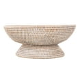 thumbnail image 3 of Kouboo La Joll Rattan Fruit Bowl Large White-Wash, 3 of 5