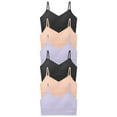 thumbnail image 6 of Livona 6 Pack Training Bras for Girls-Sports Bra, Fitness Bra, Padded Everyday Bra Bralette,Crop Cami Tank Top (6-14), 6 of 7