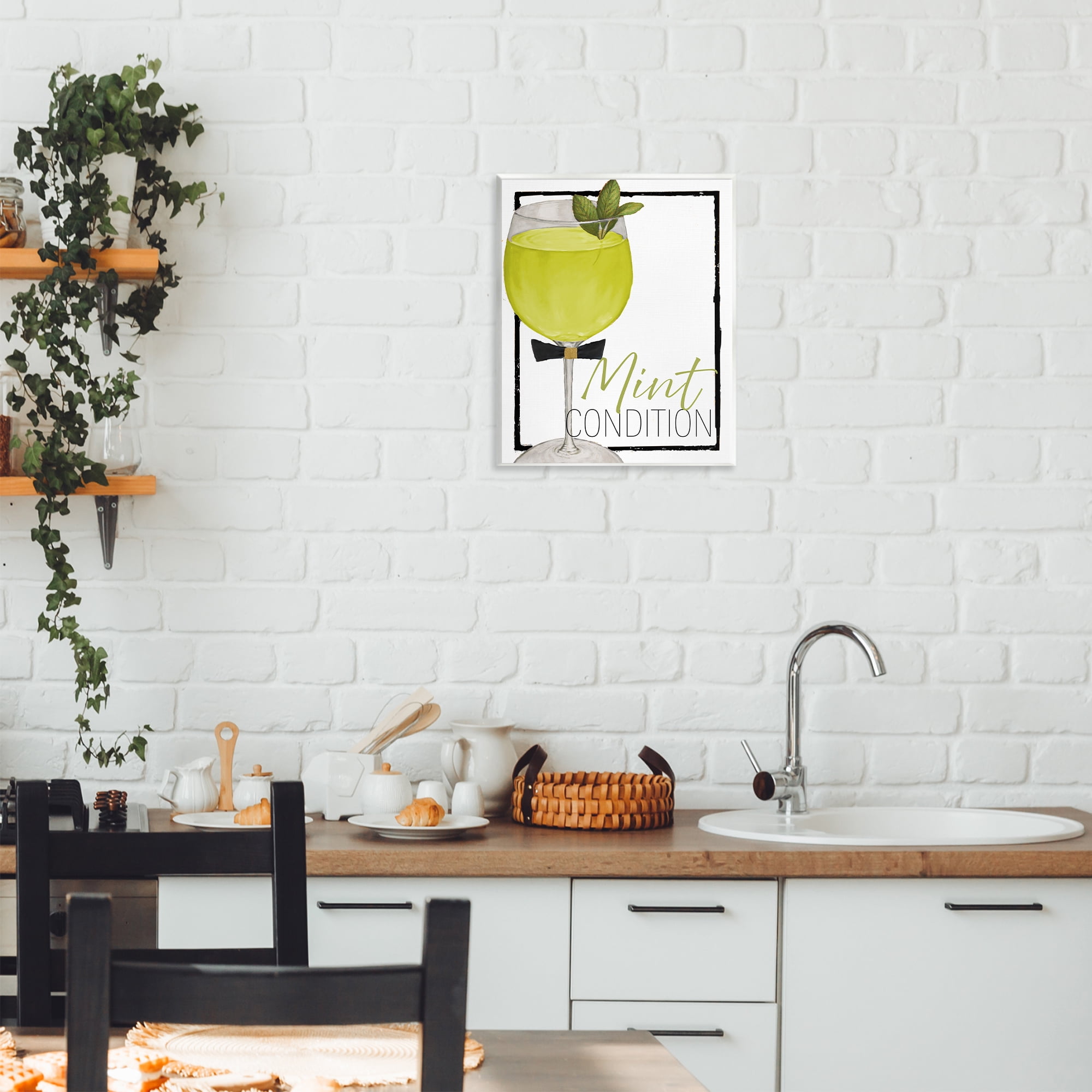 Stupell Industries Mint Condition Cocktail Wall Plaque Art, design by Lorenzo Collective