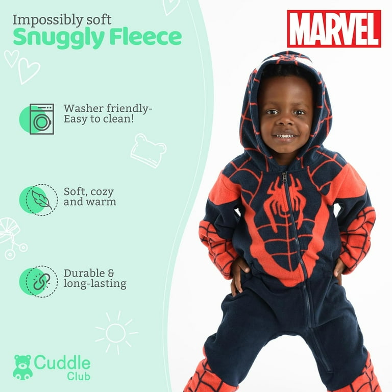 Cuddle Club One Piece Romper Hooded Fleece Onesie Jumper for Baby