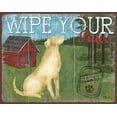 thumbnail image 4 of Paul Brent 14x12 Black Modern Wood Framed Wall Art Titled - Wipe Your Paws, 4 of 6