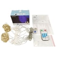 thumbnail image 1 of Binwennn Strand Christmas Lights C9 Home Holiday Snowflake Lights Rope Christmas Lights And 280 LED String Lights USB Light Curtain Glittering Warm Color Curtain Lights LED Glow Curtain String, 1 of 8