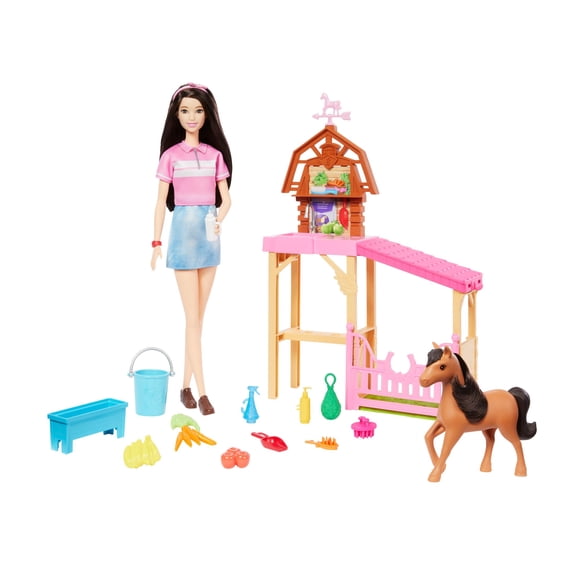 Set de Juego Mattel Barbie Cuidado de Ponys con Renee