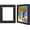 Black, variant on 11x14 Canvas Floating Frame with Adhesive Strips Included - Vertical and Horizontal Floating Frame for Artwork - Canvas Frames for Wall Display - Black