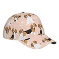 thumbnail image 2 of Goofa Beagle Dog On Brown Printed Baseball Cap for Men and Women - Adjustable Unisex Hat for Sports and Casual Wear,Sun protection Casual Outdoor Everyday Fashion Cap, 2 of 9