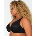 thumbnail image 2 of Curvy Couture Women's Plus Size Sheer Mesh Plunge T-shirt Bra, 2 of 3