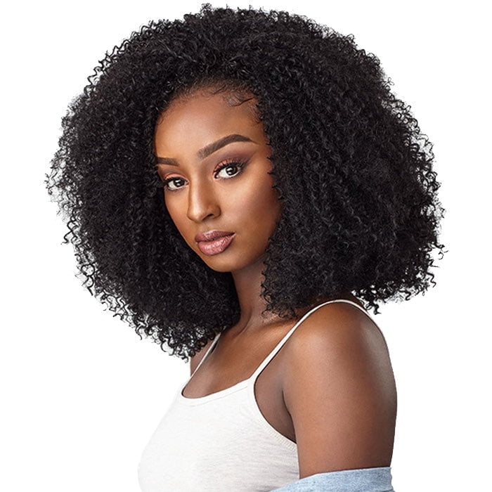 CURLS KINKS  COIW THE GAME CHANGER COHALF WIG HEAT RESISTANT SYNTHETIC FIBER WIG