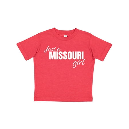 

Inktastic Just a Missouri Born and Raised Gift Toddler Toddler Girl T-Shirt