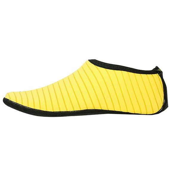 Hontri Socks in Sale, Men's and Women's Barefoot Quick-Drying Non-Slip Water Socks Yoga Socks 1 Pair of Diving Socks Yellow
