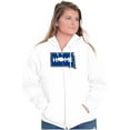 thumbnail image 3 of Visit South Dakota Home State Travel Zip Up Hoodie Men's Women's Brisco Brands L, 3 of 6
