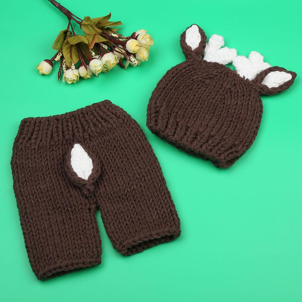 newborn crochet deer outfit