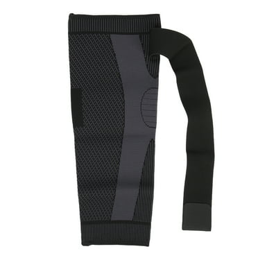 Enhanced Support for Men & Women - Black, Size L Performance Knee Compression Sleeves for Cycling, Running, & Fitness