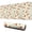 Fox Fern Leaf, variant on 31.5x11.8 Inch Gaming Mouse Pad, Non-Slip Stitched Rubber Desk Mat for Desktop & Laptop,Fox Fern Leaf Beige Pattern