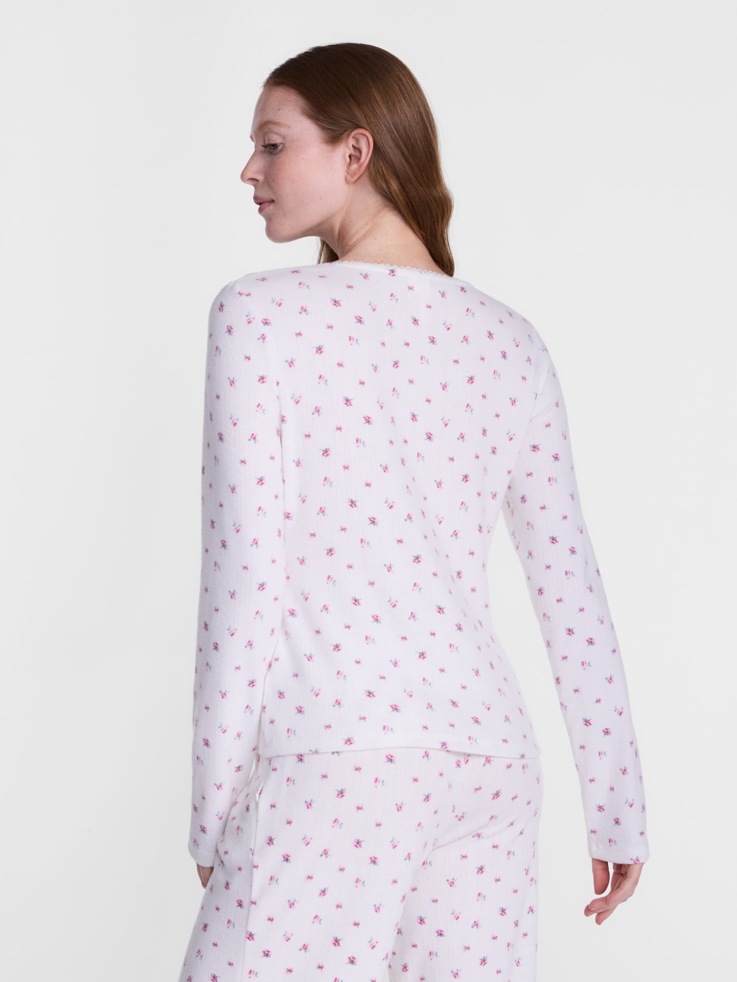 Joyspun Women’s Pointelle Sleep Top Sizes XS-2X
