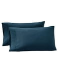 thumbnail image 2 of Better Homes & Gardens 2-Piece 300 Thread Count Cotton Percale Teal Ocean Pillowcases, Standard/Queen, 2 of 5