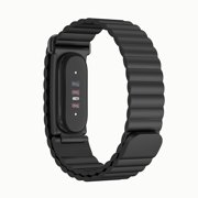 Sport Silicone Band for Google Fitbit Air, Replacement Magnetic WristBand Strap,Black