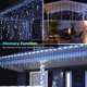 thumbnail image 4 of Cortina de luces LED para decoración navideña 2024, luces de hadas, Año Nuevo 2024, guirnaldas de cortina de carámbanos LED, caída de 0,4/0,5/0,6 m, para bodas, 4 of 5