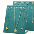 thumbnail image 4 of ZheElen Lint Cloth Necklace Earring Display Stand Multi-slot Jewelry Holders Storage Holder Displaying Board Accessory Type 1 Type 2, 4 of 6