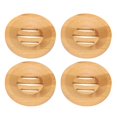 thumbnail image 2 of Support en Bambou, Égouttoir à Fragrance Légère Texture Claire Robuste 4 Pcs pour Cuisine, 2 of 8