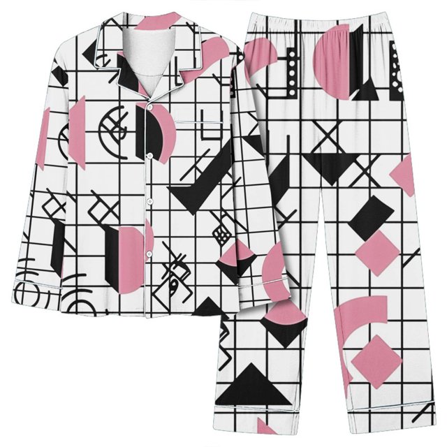 Tnhcen Cotton Comfort Pajama Set Womens Set Long Sleepwear Top Pajama Pants