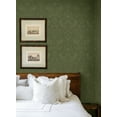 thumbnail image 3 of Seabrook Designs Moss Green Tonal Bird Garden Prepasted Wallpaper - 20.9 in. W. x 33 ft. L. Roll, 3 of 6
