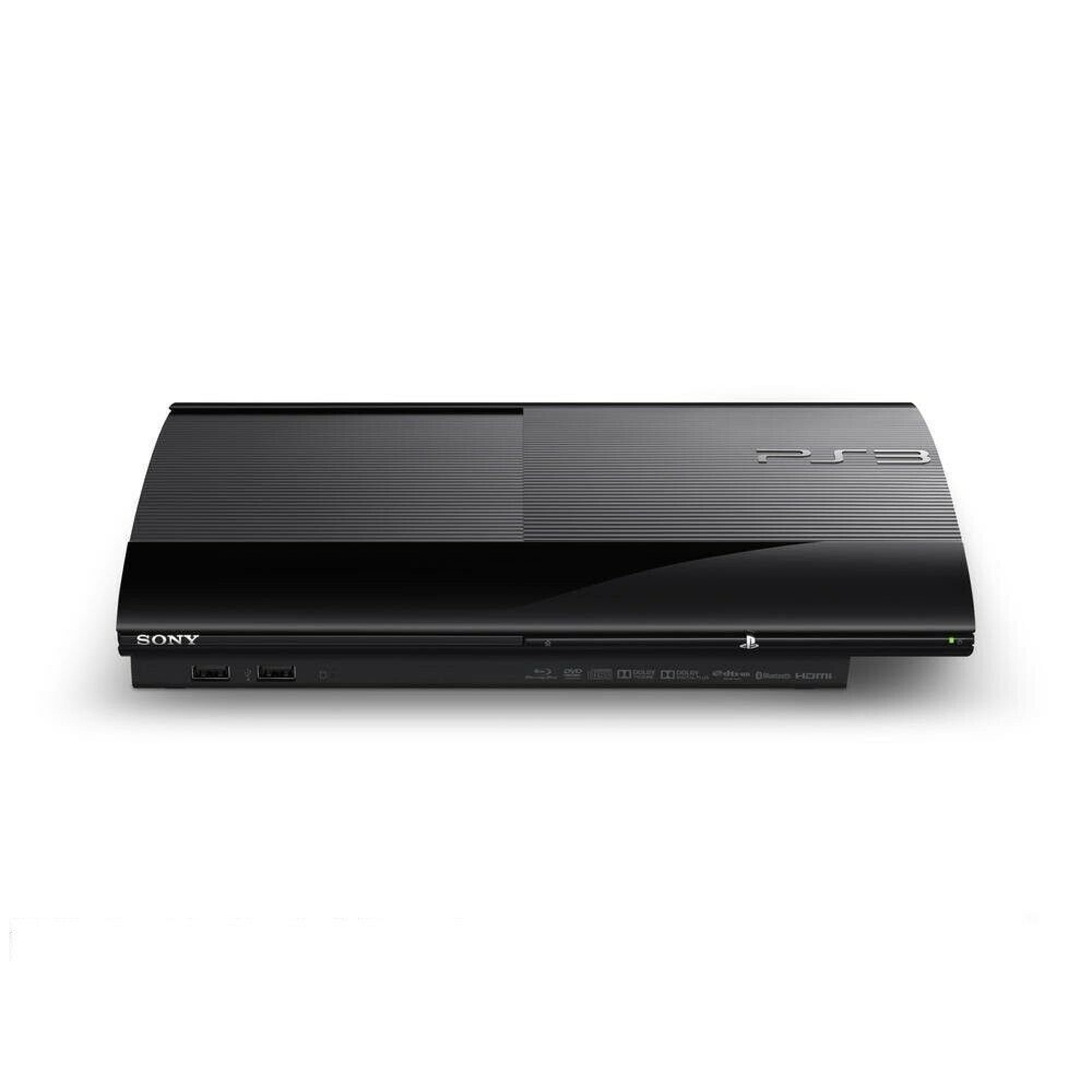 Restored Sony Playstation 3 PS3 Game System 12GB Core Super Slim PS3  Console Only - Black CECH-4301A (Refurbished)