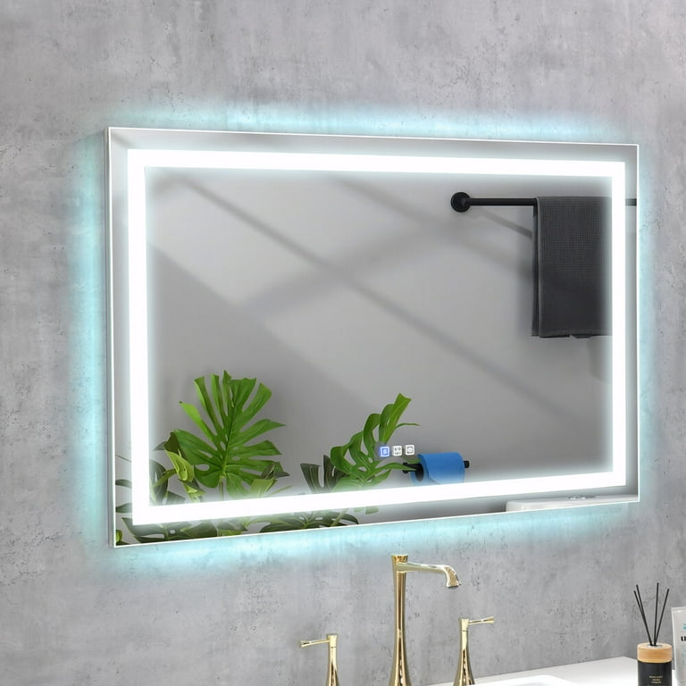Hassch Led Bathroom Mirror 48 X 36 Inch