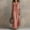 Pink, variant on Dolkfu Cotton Blend Women'S Dresses V-Neck Petal 3/4 Sleeve Blue Maxi Peasant Dresses Retro Vintage Modern Solid Relaxed Fit Dresses Blue,L