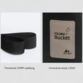 thumbnail image 3 of Cubo Plegable Cubo plegable portátil Cubo de lavado plegable para el hogar al aire libre (negro L), 3 of 8