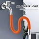 thumbnail image 3 of Xihbxyly Extensión de Grifo, Conector Universal para Tubería de Agua, Manguera Ajustable de 360 Grados, Interfaz de Cobre Inoxidable, Ideal para Cocina, Baño y Balcón, Fácil de Instalar, Longitud de, 3 of 7