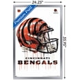 thumbnail image 3 of NFL Cincinnati Bengals - Drip Helmet 20 Wall Poster, 22.375" x 34", Framed, 3 of 3