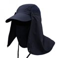 thumbnail image 1 of Home Prefer Mens Sun Hat with Neck Flap Quick Dry UV Protection Caps Fishing Hat, 1 of 6