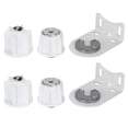 thumbnail image 4 of LAFGUR 2 Pcs Toiles à Rouleau Roulement Support Central Droit Manuel Levage de Rideau Électrique Ferrures de Store à Rouleau Pièces de Store à Rouleau Accessoires, 4 of 8
