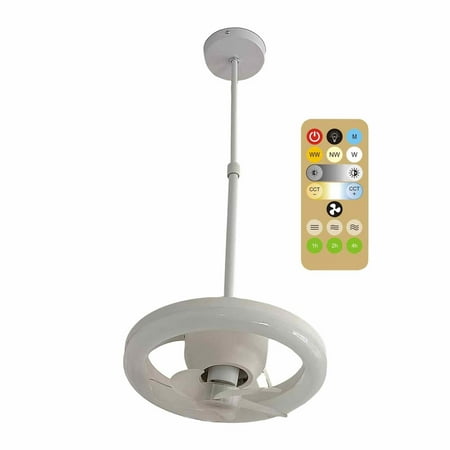 

Low Profile Flush Mount Ceiling Fan | 10.2 Remote Control Timing Led Ceiling Fan | 3 Wind Speeds Modern Ceiling Fan for Bedroom Living Room Small Room