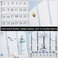 thumbnail image 4 of Raindrops 1Pack Shape Perpetual Calendar for Friends and Family, 4 of 5