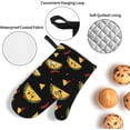 thumbnail image 4 of Funny Taco Oven Mitts and Pot Holders Set Humor Comic Print Kitchen Gloves Heat Resistant Hot Pads for Microwave BBQ Cooking Baking Grilling (4pcs), 4 of 6