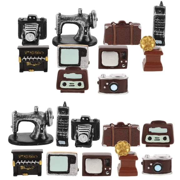 1 Set of Lovely Doll Furniture Plastic Mini Home Appliances Desktop Furniture Model