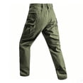 thumbnail image 4 of Big Men’s Relaxed Fit Cargo Pants, Lightweight All Day Comfort Daily Work Bottoms, 4 of 7