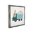 thumbnail image 4 of Stupell Industries Construction Animals with Rainbow Animals & Insects Painting Gray Floater Framed Canvas Art Print Wall Art, 25 x 25, 4 of 10