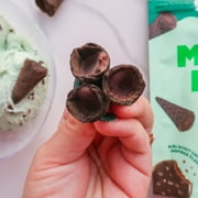 Muddy Bites Girl Scout Thin Mints Filled Waffle Cone Bites, Resealable Bag, 2.33 oz