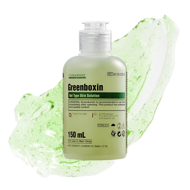 CONAPIDIL Greenboxin - Solución de gel calmante y refrescante con reducción de calor para pieles sensibles