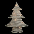 thumbnail image 2 of Northlight LED Lighted Glitter Christmas Tree - 18.5" - Cream - Warm White Lights, 2 of 6